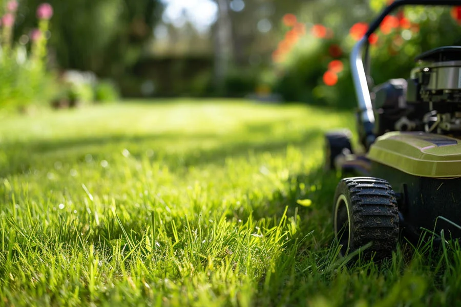 lightweight electric lawn mower