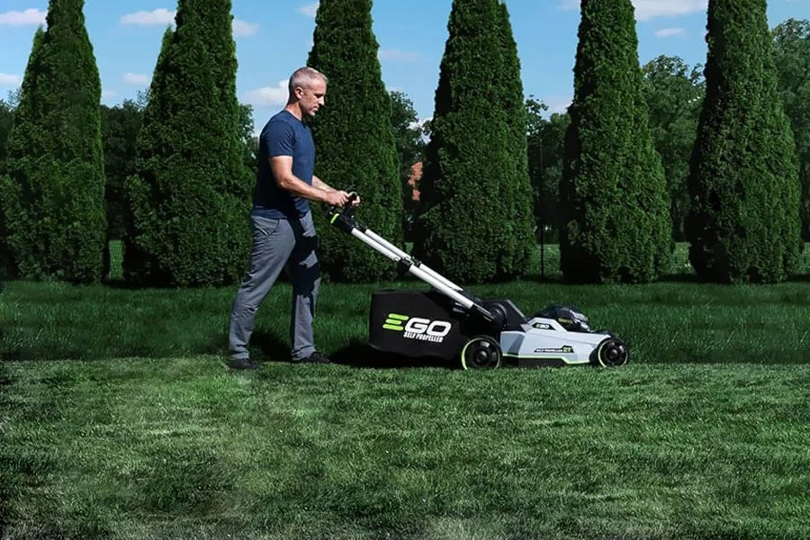 self-propelled push mower