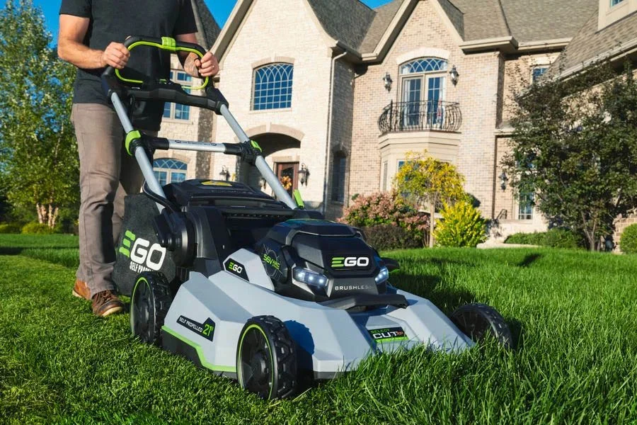 lightweight electric lawn mower