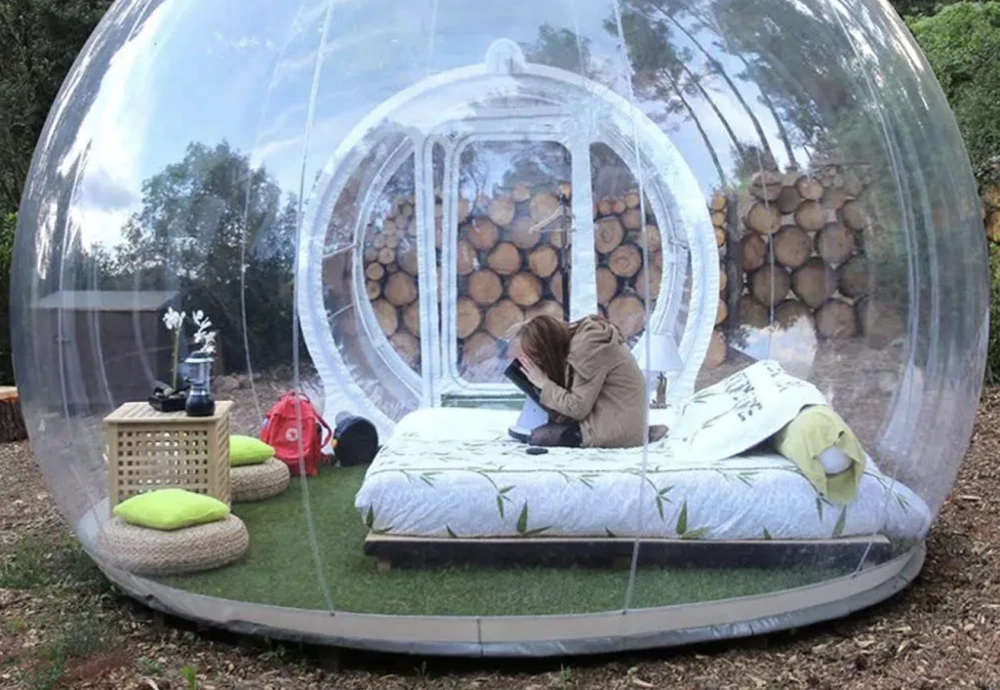 inflatable bubble tent transparent